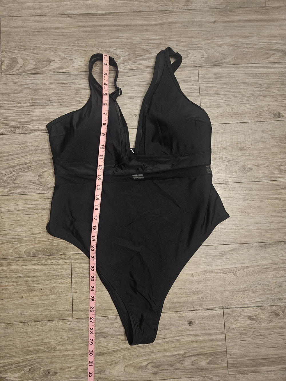 Cupshe Black Plunge One-Piece Swimsuit Size 2x - Picture 4 of 11